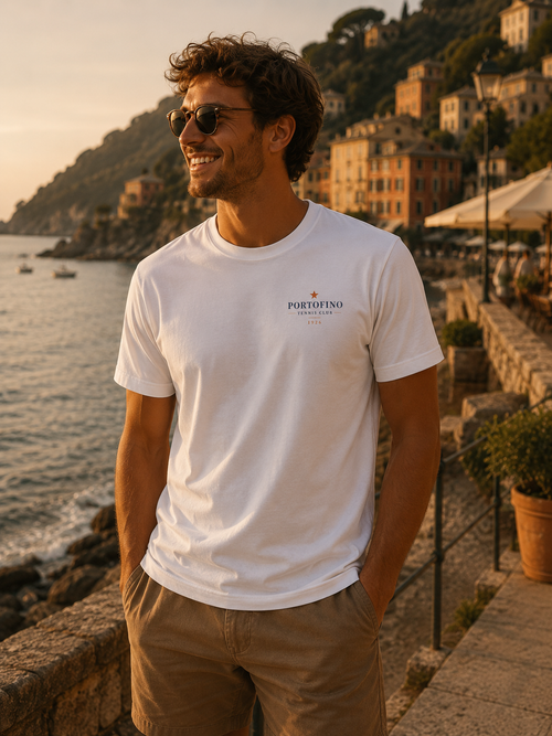 T-shirt inspiration Tennis club Portofino Italie