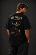 T-shirt Off The Grid | Montagnes et bivouac sauvage | 100 % coton unisexe