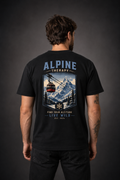 T-shirt Alpine Therapy | Montagnes et téléphérique vintage | 100 % coton unisexe