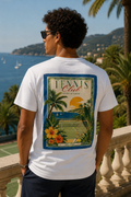 T-shirt Tennis Club Côte d’Azur – T-shirt Unisexe 100 % Coton | Style Riviera Vintage | EMPREINTE